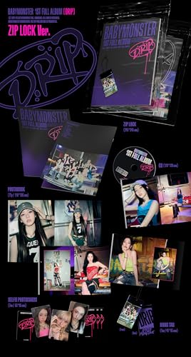 BABYMONSTER 1st FULL ALBUM [DRIP] Photobook ZIP LOCK Version