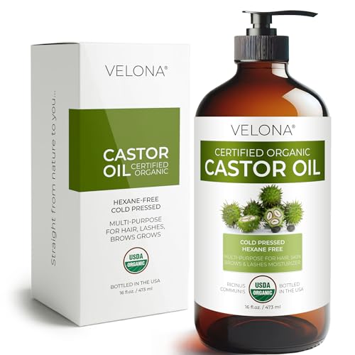 Velona USDA Certified Organic Castor Oil