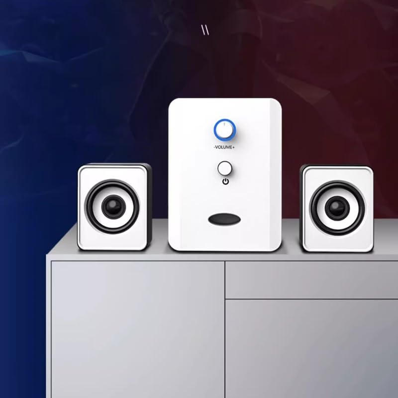 Altoparlante for computer desktop Subwoofer desktop domestico Mini altoparlante cablato Altoparlante piccolo altoparlante 2.1