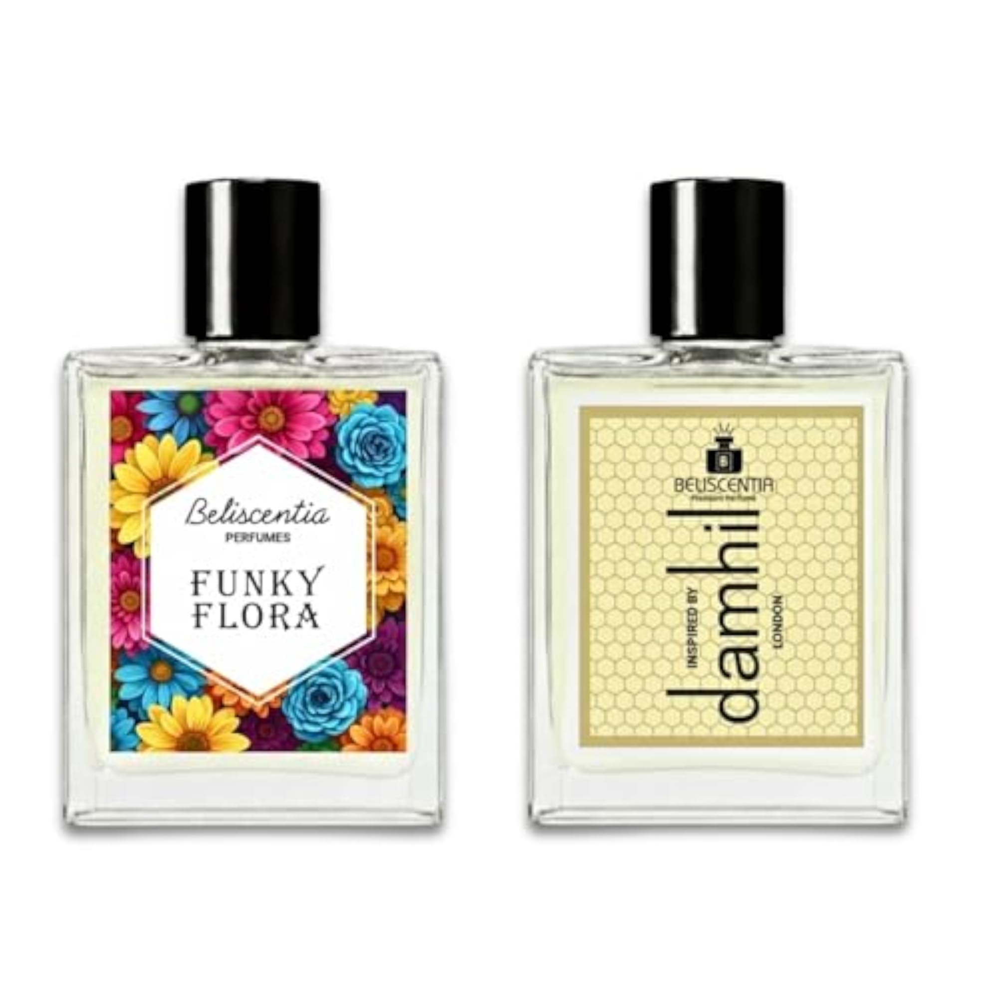 Funky Flora & Damhil Perfume Combo, Unisex, 50ml