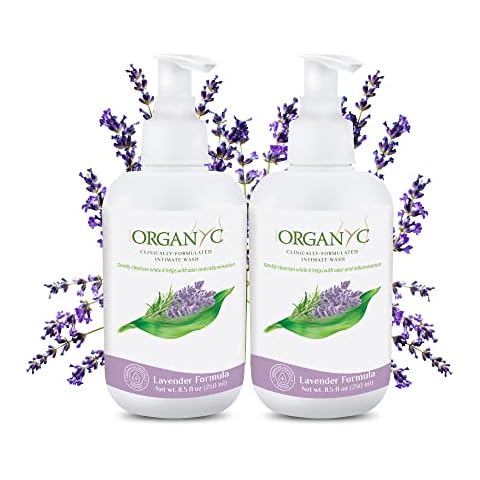 Organyc Lavender Intimate Wash, 8.5 fl oz, Pack of 2 Cover