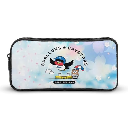 東京ヤクルトスワローズ文具ケース ペンケース 収納グッズ 筆箱 ペンバッグ 筆入れ 多機能 学用品収納 大容量軽量 伸縮性が良く、繰り返し使用可能 傷防止 防汚 掃除が簡単 いろいろな文房具を収納 オフィス小物 コスメバッグとして 男女兼用 携帯便利