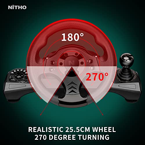 Nitho-Drive-Pro-V16-Racing-Wheel-Pedal-Set-MLT-DP16-K-Compatible-with-PCPS3PS4Xbox1Switch