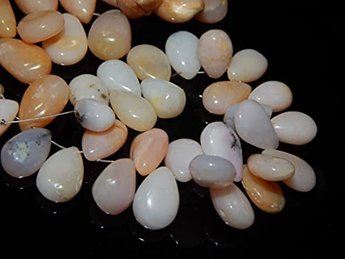 Perles Opale Rose poire 7x11.5mm LKBEADS pour création bijoux
