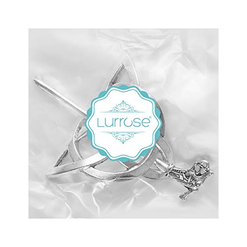 Lurrose Vintage Nós Celtas Coroa Grampos de Cabelo de Liga Acessórios para Mulheres Meninas