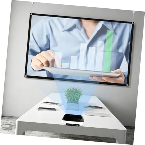 Pantalla portátil plegable para proyector 60 pulg miniatura 4