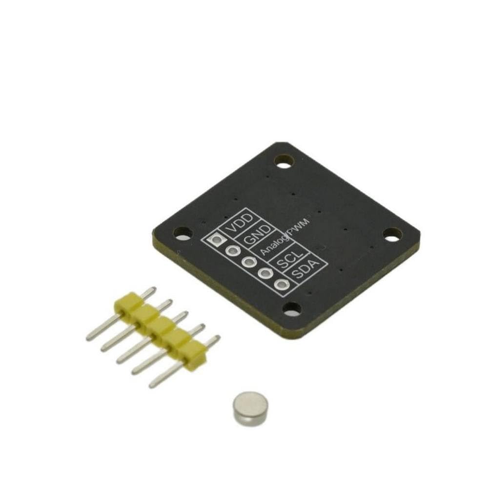 Módulo Sensor Ángulo Magnético MT6701 - 14 Bits Alta Precisión, Reemplaza AS5600, Con Imán
