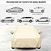 Full-Coverage Waterproof Car Cover for Mazda 3 Hatchback Four Seasons Rrotection, Dustproof and Rainproof Sun and Snow Protection