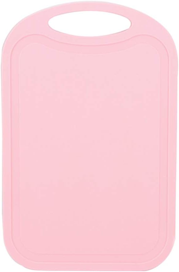 memorytime Nonslip Cutting Board Food Fruit Chopping Block Mat Corrosion-Resistant Kitchen Cook Supply Light Pink