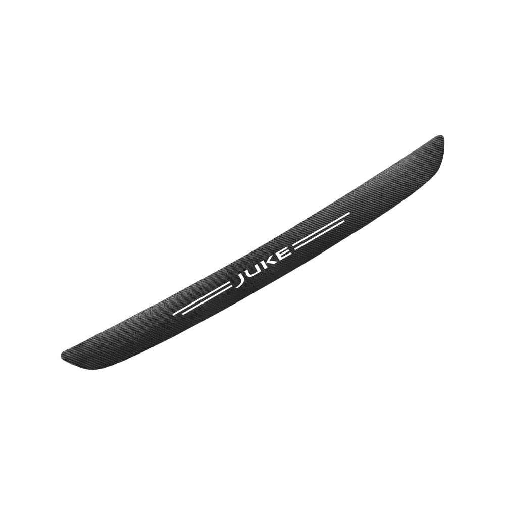 Symilov Rear Bumper Protector Strips, for Nis-san Juke Car Trunk Scratch Guard Sill Plate Cover Sticker Styling Accessories - Carbon Fiber,Black