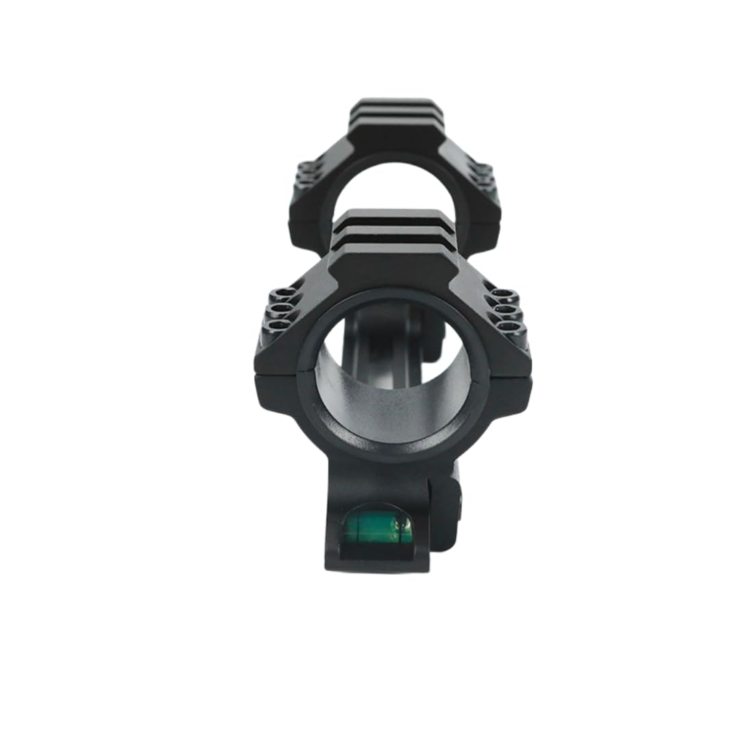 Táctico 25.4 / 30MM Doble Anillo Cantilever Pesado Alcance de Vista Montaje con Nivel de Burbuja montado en el riel de 11MM