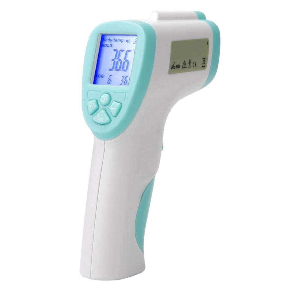 TermometrosPistola de frente para bebés/adultos sin contacto Termómetro de dispositivo de medición de temperatura corporal infrarrojo digital multifunción