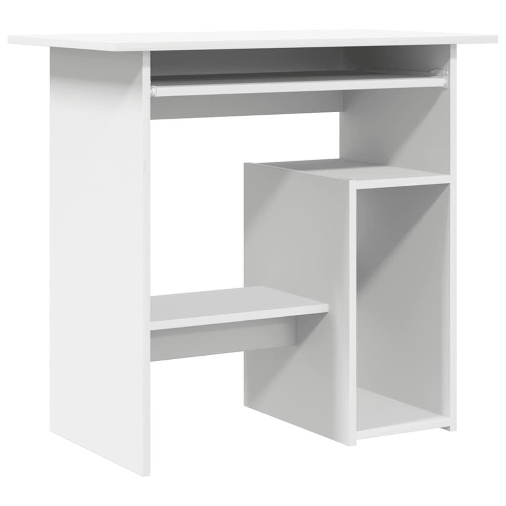 Meuble informatique petit espace blanc pour optimiser votre bureau