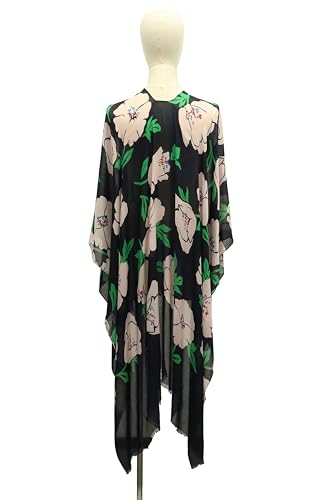kate spade new york Women's Springtime Bloom Viscose Ruana, Stylish & Lightweight Fashion Accessory3
