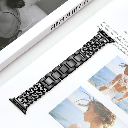 Vamyzji Compatible with Apple Watch Strap 46mm 49mm 45mm 44mm 42mm(Series 3 2 1), Metal for Apple Watch Ultra 3 2 1 - Image 3