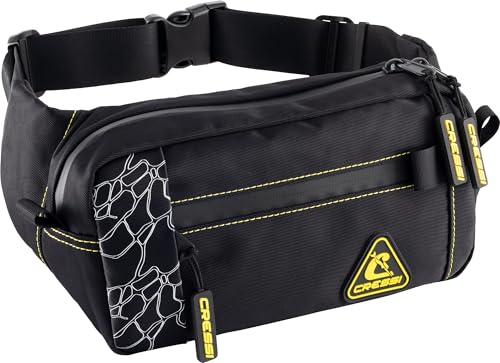 CRESSI Koala Pouch Black - Comodo ed Elegante Marsupio Sportivo per Molteplici Usi e Attività,...