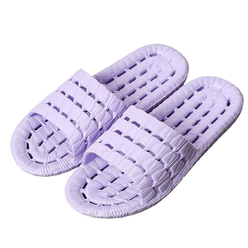 Generisch Chanclas de baño para hombre, diseño calado, pantuflas para mujer, puntera abierta, pantuflas de verano, de secado rápido, pantuflas de playa/piscina, antideslizantes, ligeras, transpirables