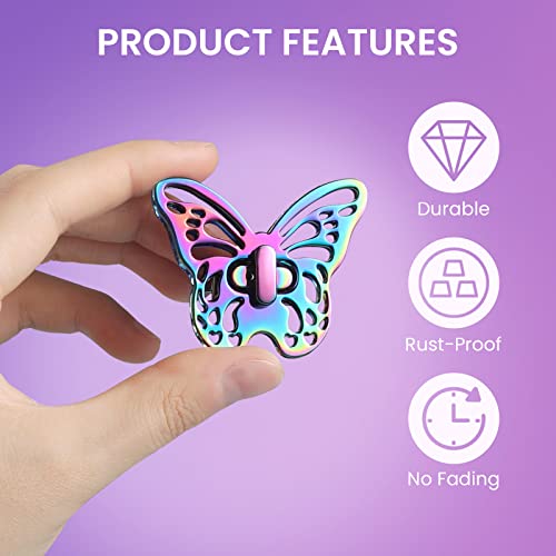 Cierre giratorio de mariposa para reparar y crear bolsos diy 4