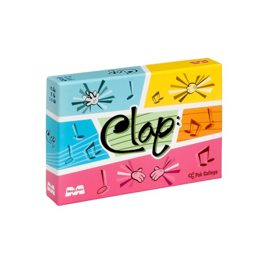 Clap - Juego de Cartas Musical - Rhythm Game - De 2 a 6 Jugadores - A Partir de 10 años.