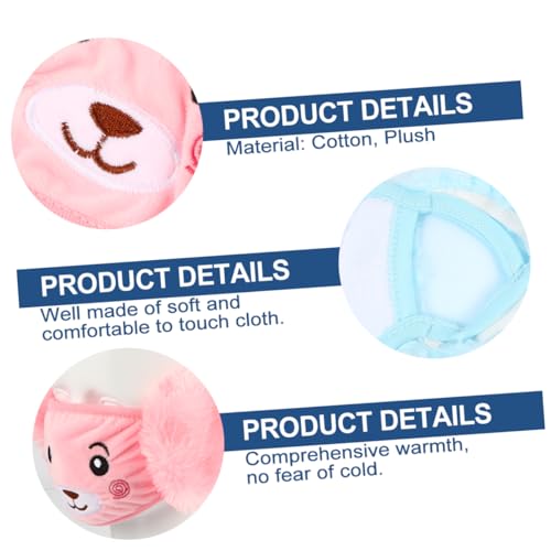 SOESFOUFU 6 Peças Máscara De Proteção De Ouvido Máscara De Urso Adorável Máscara Facial Máscara Quen