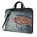 Maletin Portatil Pintura Tortuga Bolsa Ordenador Portatil Bandolera Portatil Impermeable 13/14/15.6 in