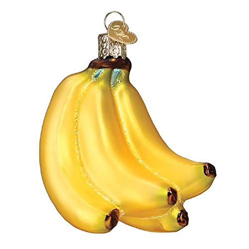 Old World Christmas Bunch of Bananas Glass Blown...