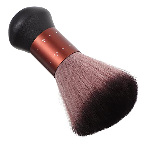SHERCHPRY Neck Brush Cleaning Shaving Brush Barber Salon Cleaning Sweeping Brush Gentle Bristles Safe Material
