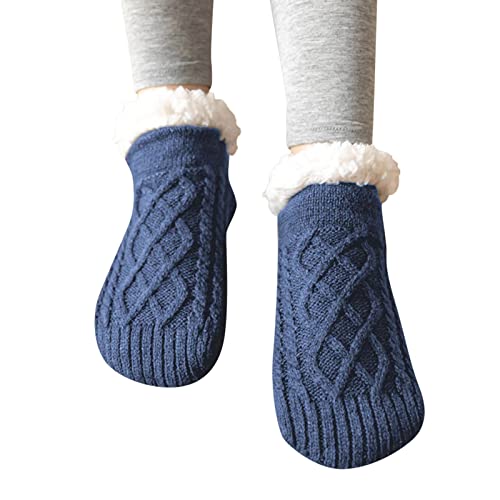 ZEOXUER Stoppersocken Winter - Rutschfeste Hausschuhe Als Socken 1 Paar