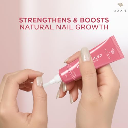 Image of Azah Mani-cured Cuticle Oil For Nails | Strengthens Nails & Nourishes Dry Cuticles | Goodness of Vitamin E, Jojoba, Avocado, Grapefruit | Lightweight & Non-Greasy Formula | 12 ml
