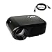 2017 Projector (Warranty Included), XINDA LCD LED Mini Multi-media Portable Video Projector Game Home Cinema Theater Support HD 1080P HDMI USB SD AV-0036B