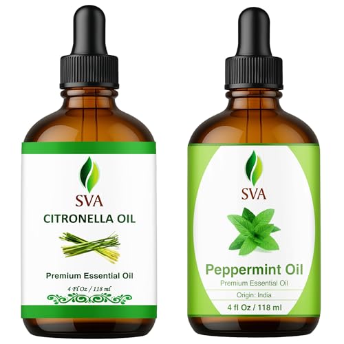 Aceite Esencial Citronela y Menta 4 oz Combo