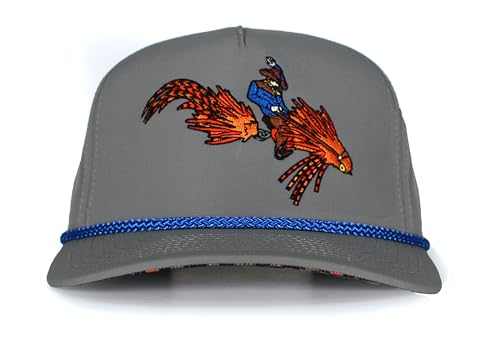 Paramount Outdoors Fly Fishing Rodeo Streamer Cowboy Fly Fishing Hat for Men