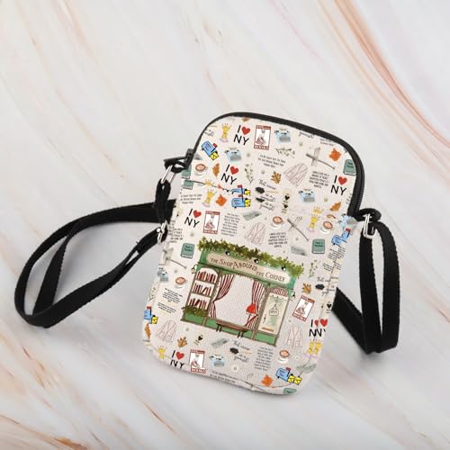 WCGXKO 40s Romance Comedy Movie Inspired Crossbody Bag You've Got Mail Book Lovers Gift for Movie Fans3