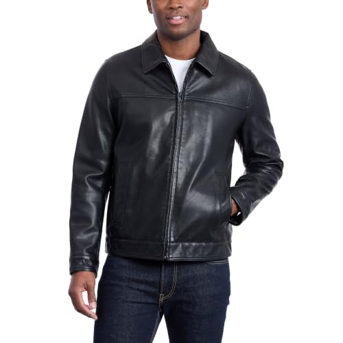 Image of Tommy Hilfiger Men's Classic Faux Leather Jacket