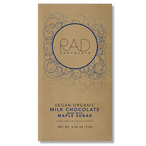 Rad Chocolate Vegan Milk Chocolate Maple Sugar