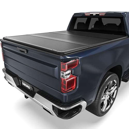 Image of OEDRO Hard Tri-Fold Tonneau Cover for 2007-2013 Chevy Silverado 1500 5.8ft