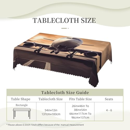 Nappe en polyester résistante aux taches pour salle à manger - 7