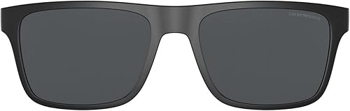 Emporio Armani mens Ea4115c Clip-on Sunglasses for Rectangular Prescription Eyewear Frames