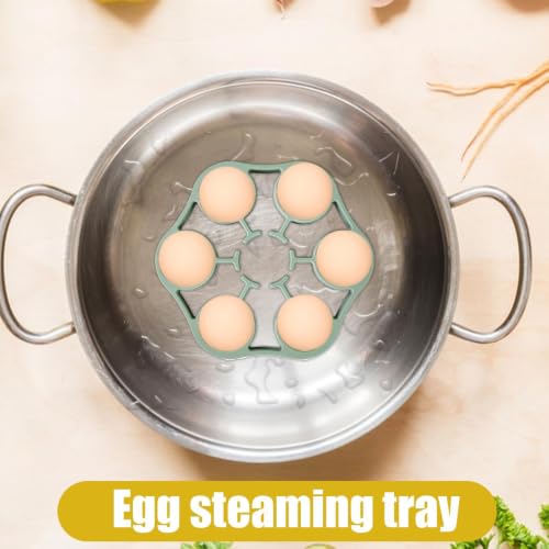Soporte para huevos resistente al calor de silicona grado alimentario 4