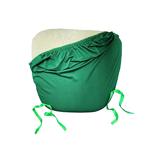 Fundas de cojín para silla Chiavari verde esmeralda elastano pack de 4 2