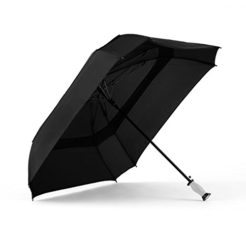 ShedRain WindPro Vented Auto Open Square Golf Umbrella with Gellas GelFilled Handle Sporting