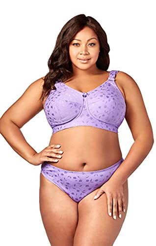 Elila Jacquard Full Coverage Full Support Softcup 1305 Lilac 42 N