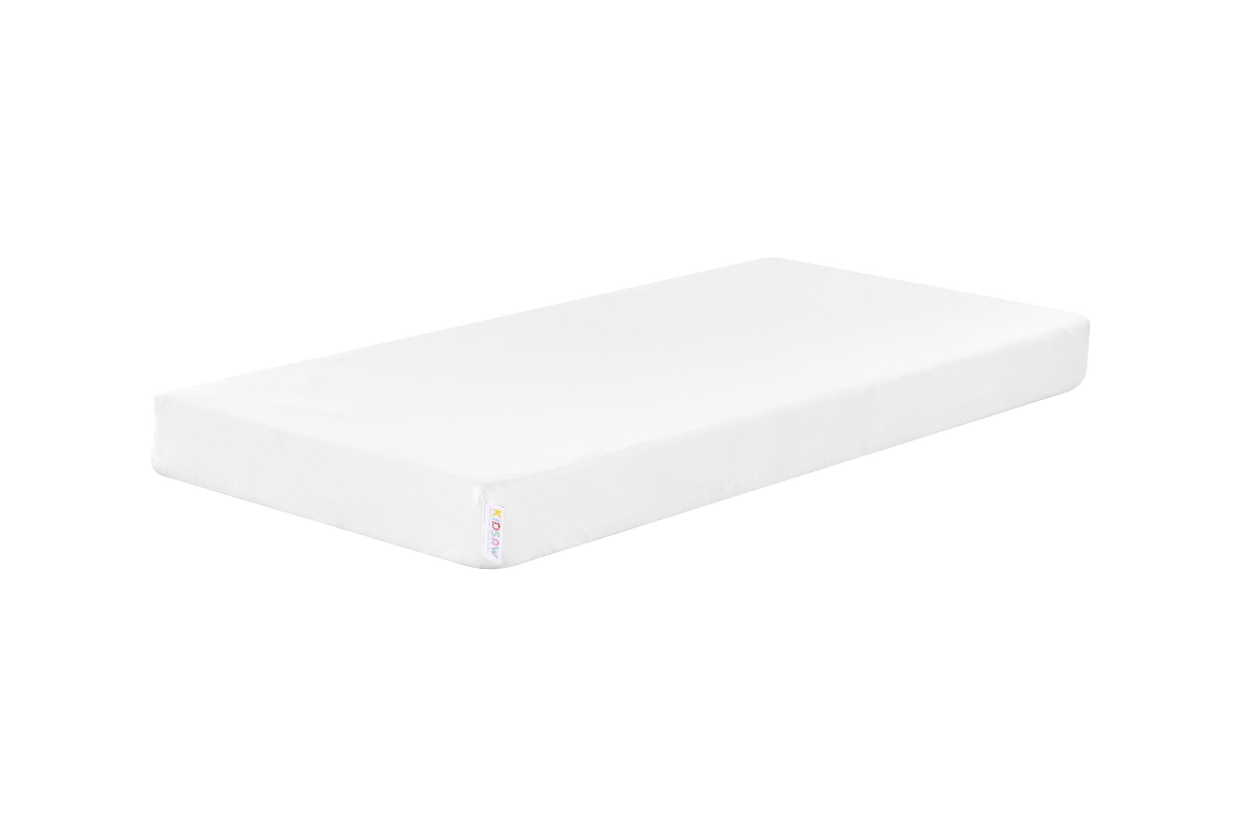 Kidsaw Reflex Foam Single 3ft Mattress, White, Medium-Firm Firmness, 190x90x15cm
