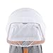 SeedFuture Bassinet Mosquito Net Cover with 2-Way Zipper for Baby Bassinet Bedside Sleeper Travel Crib White