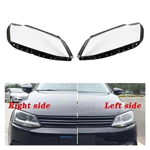 Masque pour Jetta Sagitar 2012-2018 coque de phare en polycarbonate haute clarté
