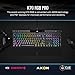 CORSAIR K70 RGB PRO Mechanical Wired Gaming Keyboard – Cherry MX Red Linear Switches, SOCD, PBT Double-Shot Keycaps, 8000Hz Hyper-Polling, NKRO, Anti-Ghosting, Tournament Switch, QWERTY NA – Black