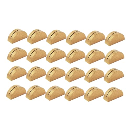 Oshhni 24 portatarjetas Dorados para menú, de Madera, para, números de Mesa, Bodas, Tiendas, Fiestas.