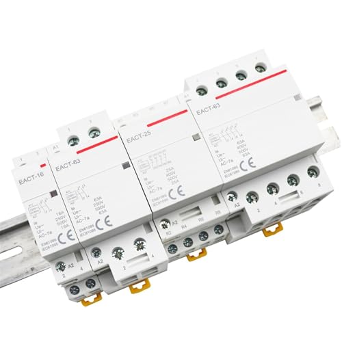 Contacteur AC 32A 1NO1NC modulaire EACT-25 commande de commutation silencieuse - 7