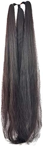 Nylon Hair Extension, 30 Inches (Black)