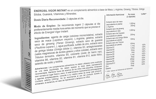 ENERGISIL VIGOR INSTANT 20 caps